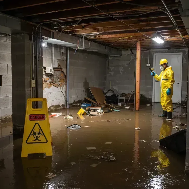 Flooded Basement Electrical Hazard in Hobbs, NM Property